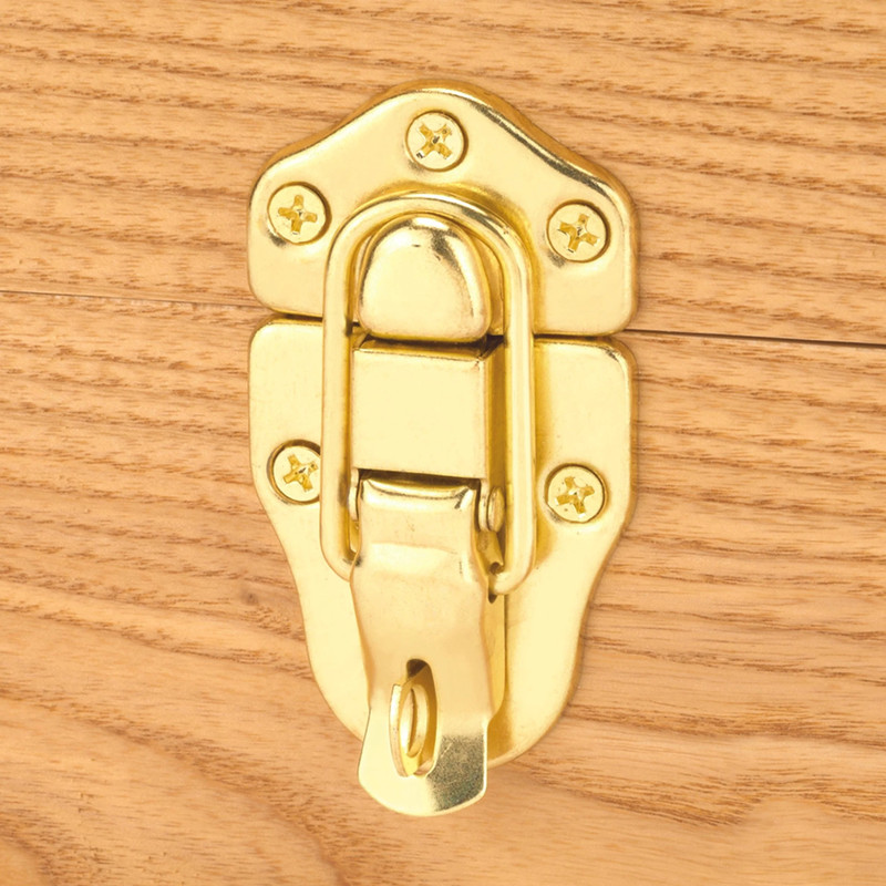 Lockable Draw Catch Brass Finish